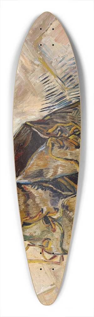 Vincent van Gogh - Shoes 39.3 inch art pintail longboard deck