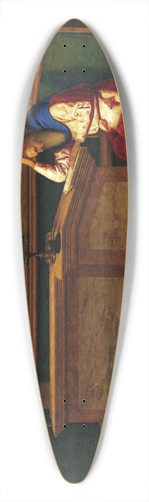 Vincenzo Catena - Saint Jerome in His Study 39.3 inch art pintail longboard deck