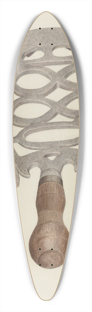 Violet Hartenstein - Trivet 39.3 inch art pintail longboard deck