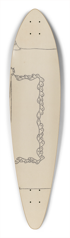 Virginia Berge - Babys Shirt 39.3 inch art pintail longboard deck
