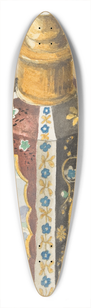 Virginia Ferrari - Design for a Decanter 39.3 inch art pintail longboard deck