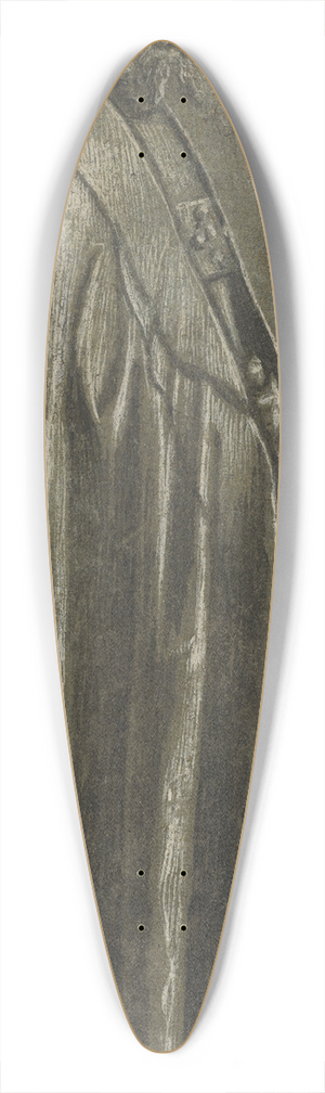 Vittore Carpaccio - Bishop Holding a Candle 39.3 inch art pintail longboard deck