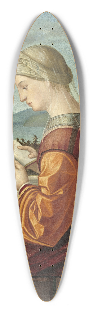 Vittore Carpaccio - The Virgin Reading 39.3 inch art pintail longboard deck