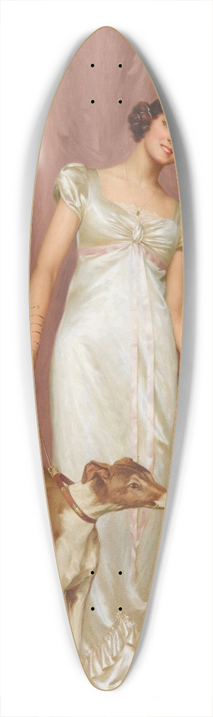Vittorio Reggianini - An Elegant Lady 39.3 inch art pintail longboard deck