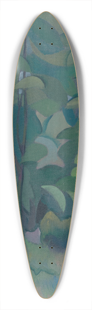 Vladimir Davidovich Baranov-Rossine - Forest 39.3 inch art pintail longboard deck