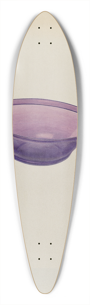 V.L. Vance - Amethyst Glass Bowl 39.3 inch art pintail longboard deck