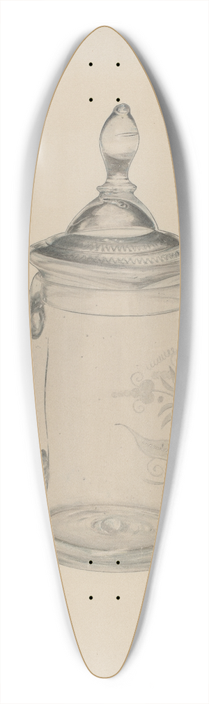 V.L. Vance - Covered Mug 39.3 inch art pintail longboard deck