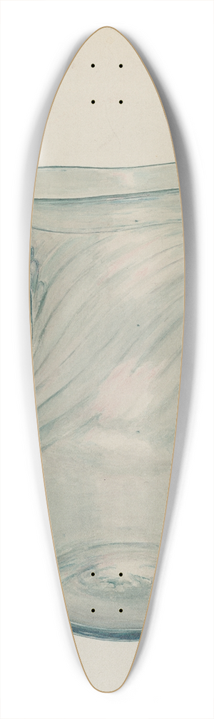 V.L. Vance - Glass Pitcher 39.3 inch art pintail longboard deck