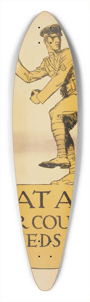 Vojtech Preissig - That arm  your country needs it 39.3 inch art pintail longboard deck