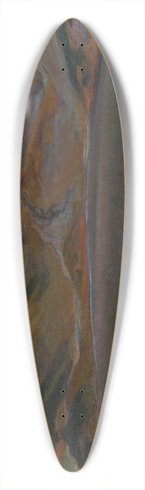 Wadysaw lewiski - Black Pond 39.3 inch art pintail longboard deck