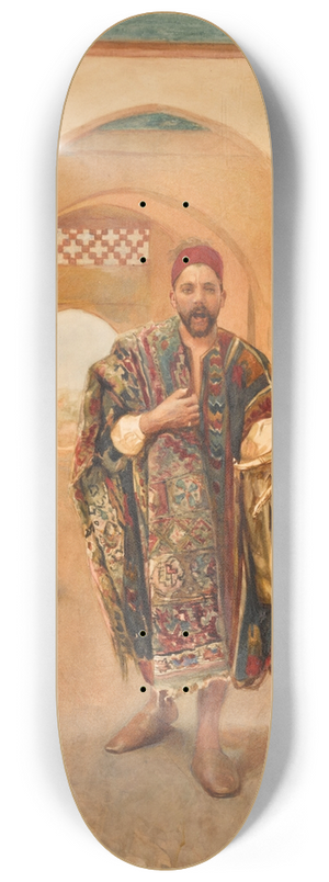 Gustavo Simoni - The Street Merchant 8.25 inch art skate deck