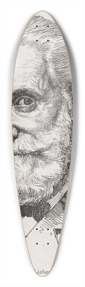Waldemar Bhme - F.L. Liebenberg 39.3 inch art pintail longboard deck