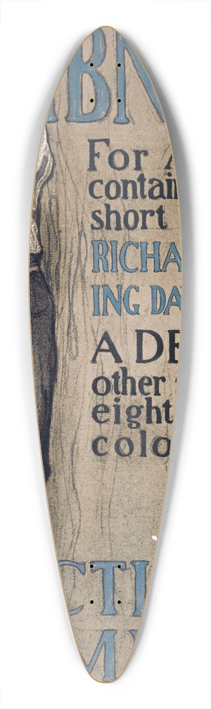 Walter Appleton Clark - Scribners for August 39.3 inch art pintail longboard deck