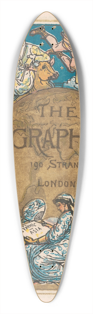 Walter Crane - The Graphic 39.3 inch art pintail longboard deck