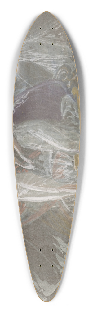 Walter Crane - Three goddesses (allegorical study) 39.3 inch art pintail longboard deck