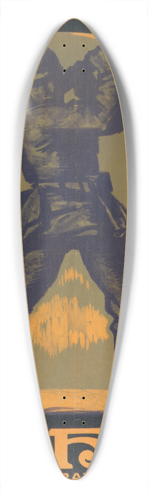 Walter Ditz - Der Hias, ein feldgraues Spiel 39.3 inch art pintail longboard deck