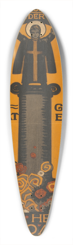 Walter Ditz - Helden von der Front, die Heimat grsst euch! Seid herzlich willkommen! 39.3 inch art pintail longboard deck