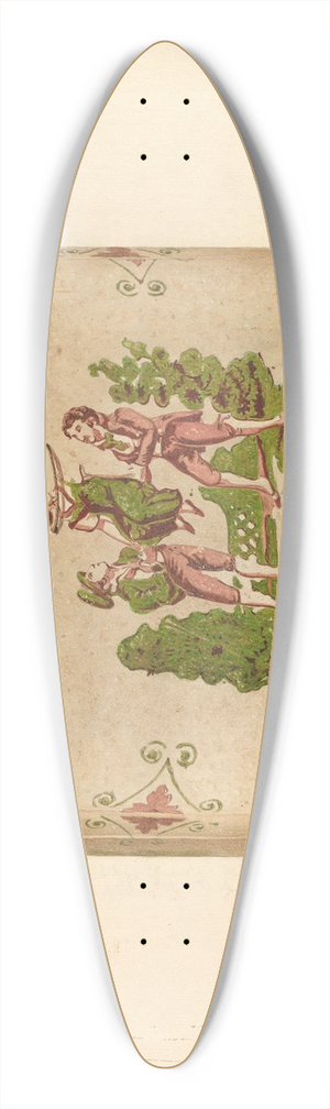 Walter Doran - Bandbox 39.3 inch art pintail longboard deck