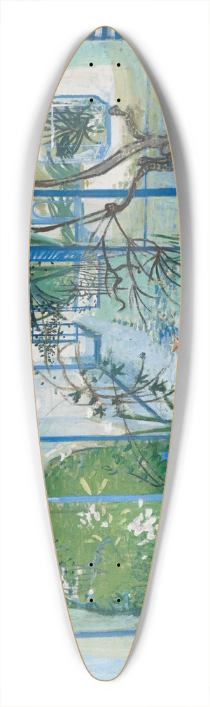 Walter Kurt Wiemken - Greenhouse 39.3 inch art pintail longboard deck