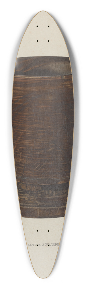 Walter Praefke - Mortar 39.3 inch art pintail longboard deck