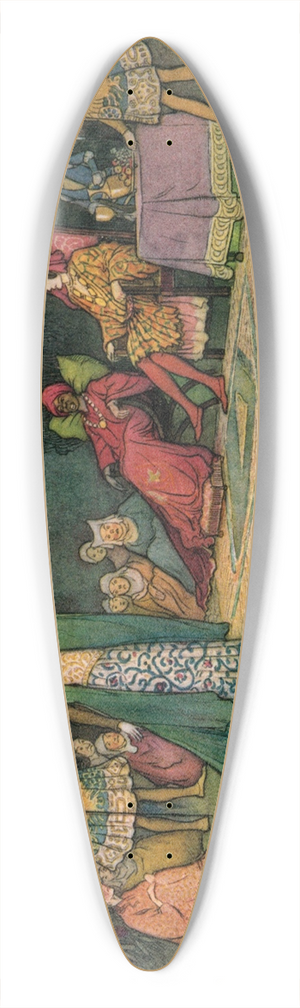 Warwick Goble - Zoza denouncing the Slave 39.3 inch art pintail longboard deck
