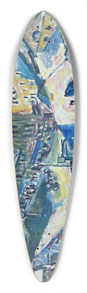 Wassily Kandinsky - Zubovsky Platz 39.3 inch art pintail longboard deck