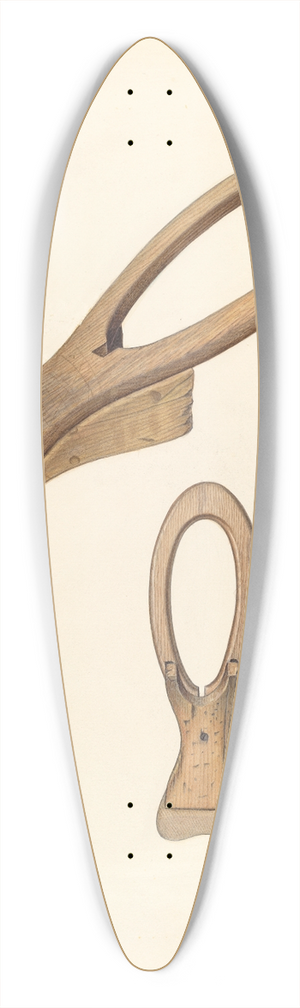 Wellington Blewett - Bootjack 39.3 inch art pintail longboard deck