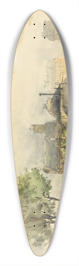 Whitney Warren Jr. - The Marque, Paris 39.3 inch art pintail longboard deck