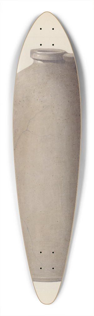 Wilford H. Shurtliff - Stone Jug 39.3 inch art pintail longboard deck
