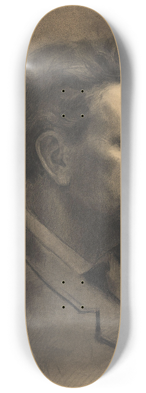 Gustav Wentzel - A Man in Profile 8.25 inch art skate deck