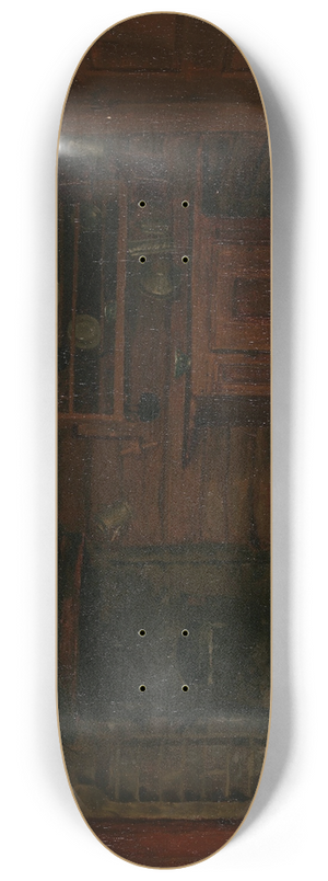 Gustav Wentzel - Kitchen with Fireplace 8.25 inch art skate deck