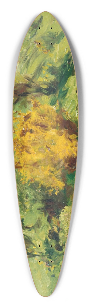 Wilhelm Gustav Friedrich Hasemann - Blooming Gorse 39.3 inch art pintail longboard deck