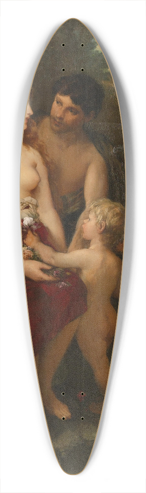 Wilhelm Kray - Fall 39.3 inch art pintail longboard deck