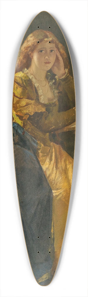 Wilhelm Kray - The Beautiful Philosopher 39.3 inch art pintail longboard deck