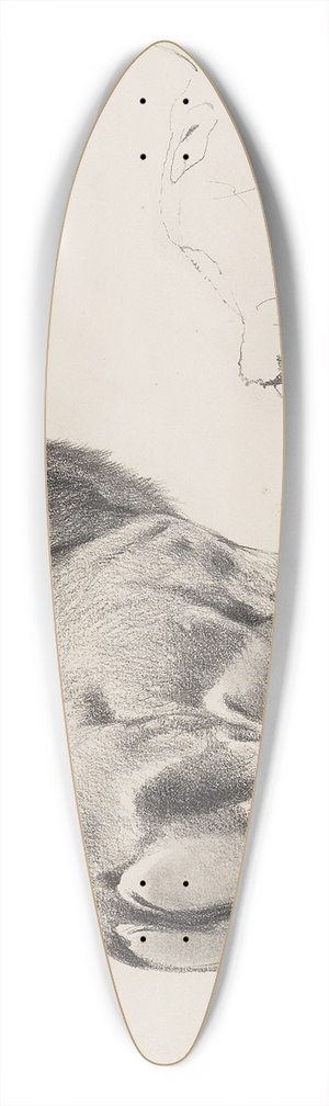 Wilhelm Kuhnert - Rappenantilope 39.3 inch art pintail longboard deck