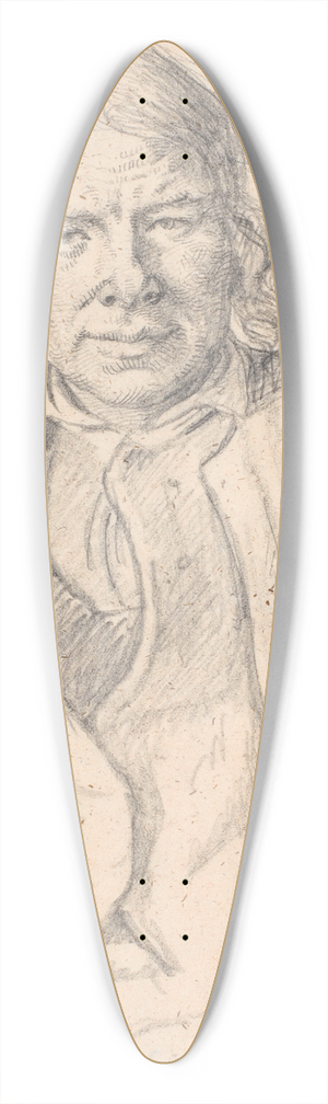 Wilhelm Marstrand - Brystbillede af svensk bonde 39.3 inch art pintail longboard deck