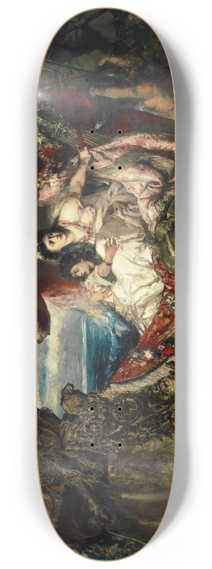 Gustav Wertheimer - The Shipwreck of Agrippina 8.25 inch art skate deck