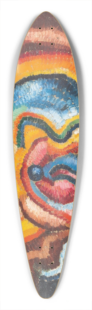 Wilhelm Morgner - Astrale Composition XVI 39.3 inch art pintail longboard deck