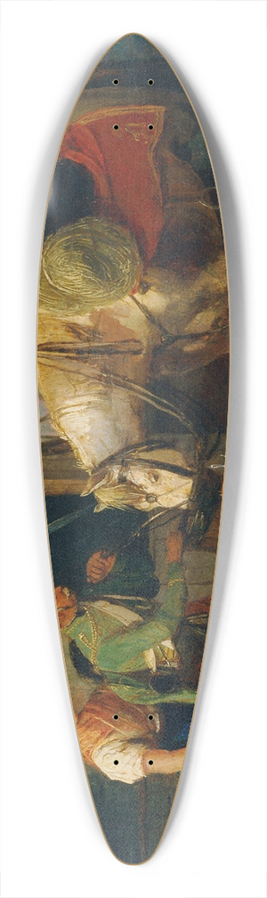 Wilhelm Richter - Husar am Brunnen 39.3 inch art pintail longboard deck