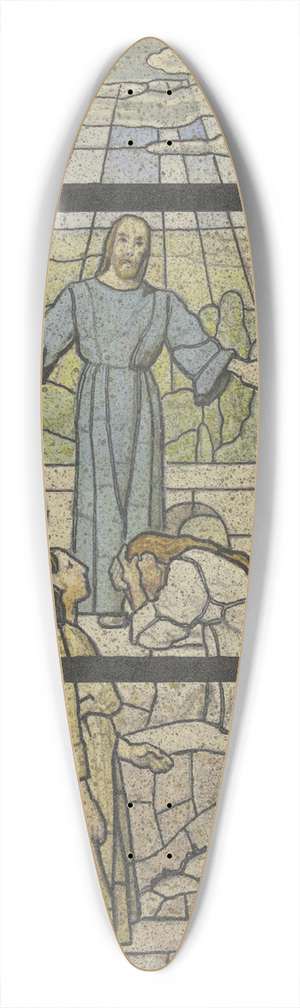 Wilhelm Ss - Christ as a teacher 39.3 inch art pintail longboard deck