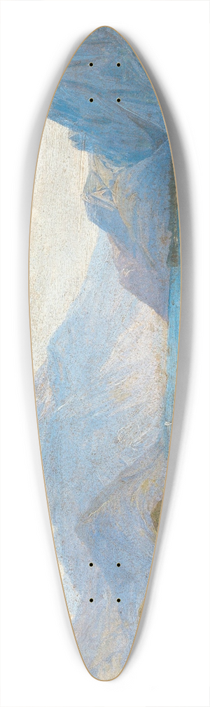 Wilhelm Steinfeld - Am Attersee 39.3 inch art pintail longboard deck