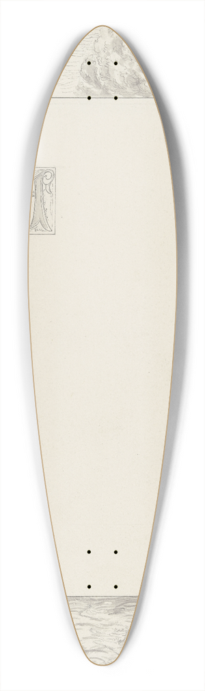 Wilhelm Steinhausen - Diether 39.3 inch art pintail longboard deck