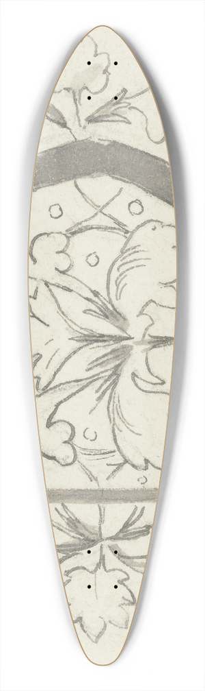 Wilhelm Steinhausen - Initial D 39.3 inch art pintail longboard deck