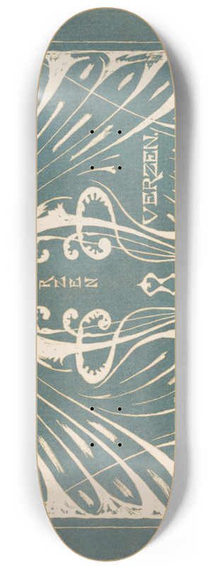 Gust van de Wall Pern - Boekomslag 8.25 inch art skate deck