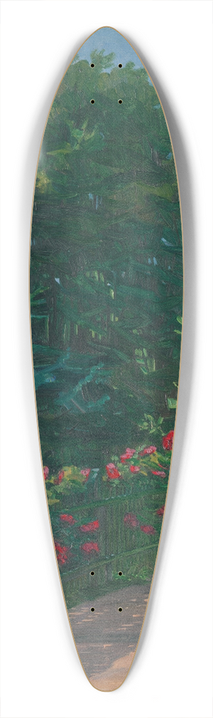 Wilhelm Trbner - Landscape 39.3 inch art pintail longboard deck