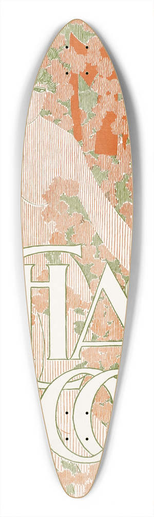 Will Bradley - The chap book 39.3 inch art pintail longboard deck