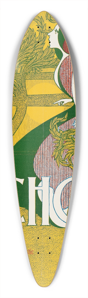 Will Bradley - The echo 39.3 inch art pintail longboard deck