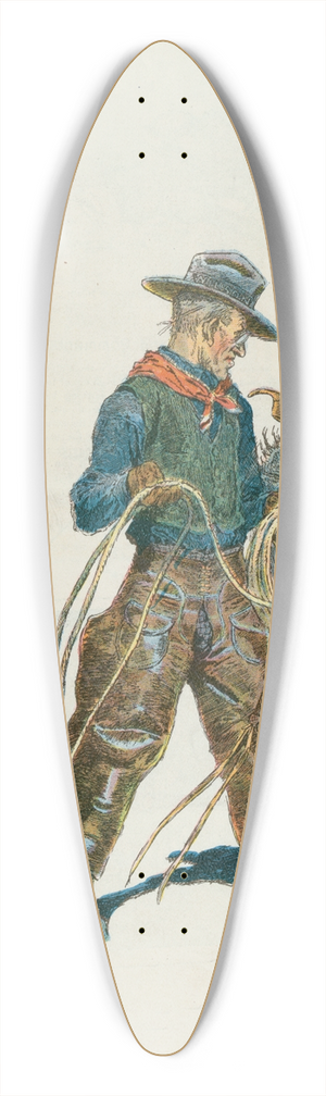 Will Crawford - On the political ranch 39.3 inch art pintail longboard deck