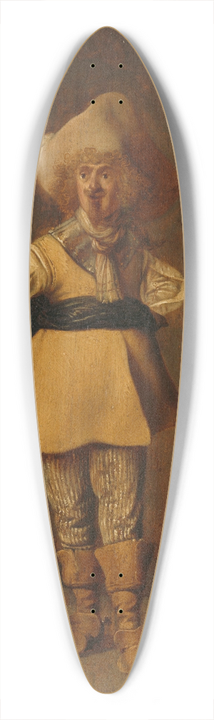 Willem Bartsius - A Captain 39.3 inch art pintail longboard deck
