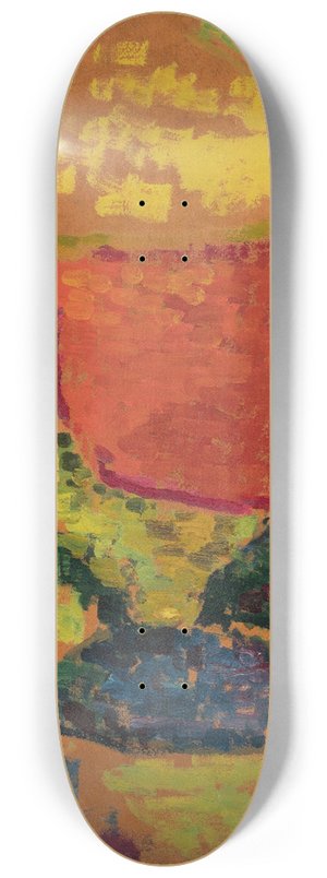 Alexej von Jawlensky - Still Life with Petroleum Lamp 8.25 inch art skate deck